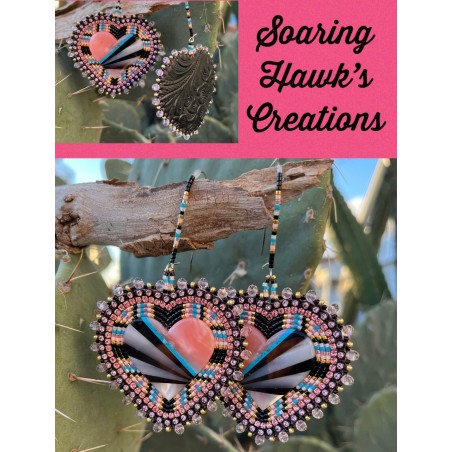 Blush Heart Earrings